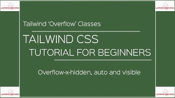 Tailwind CSS Tutorial for Beginners: Overflow-x Classes