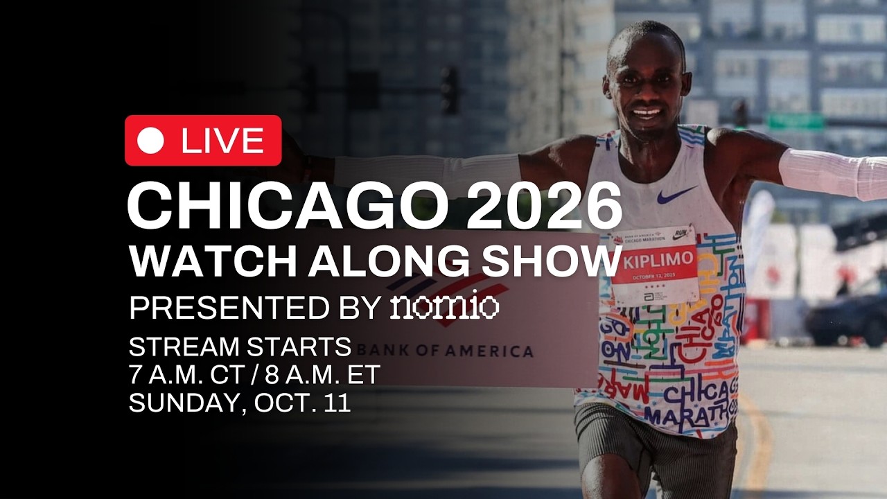2026 CHICAGO MARATHON LIVE STREAM WATCH ALONG SHOW
