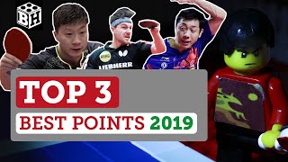 Table Tennis Best Points Top 3 (2019) • Lego Animation