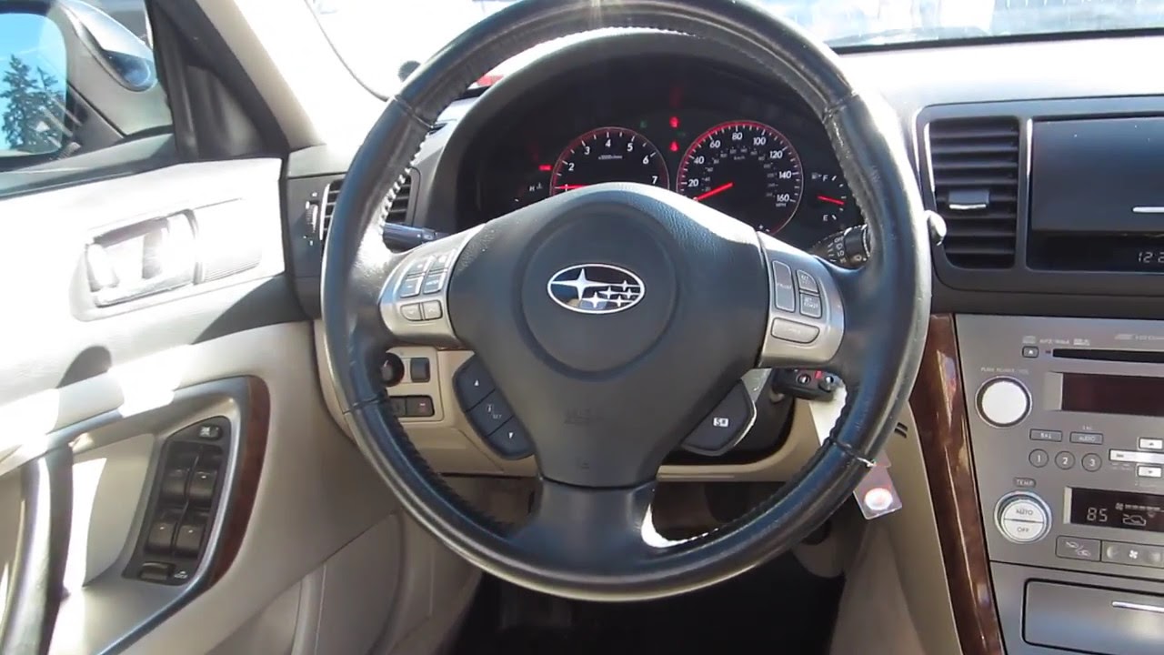 2008 Subaru Outback, Newport Blue Pearl - STOCK# 132120A - Interior