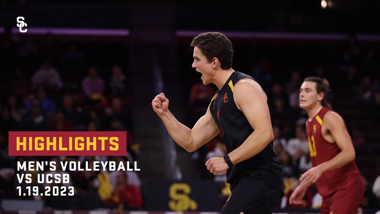 Men's Volleyball USC 3, UCSB 2 Highlights (1/19/23) YouTube