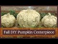 DIY Dark & Decrepit Dust Dollar Tree Pumpkin Makeover