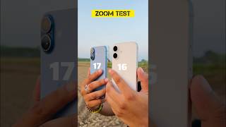 iPhone 16 vs iPhone 17 camera test 🔥