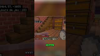 Minecraft : Gestion d'inventaire et commerce de villageois #shorts