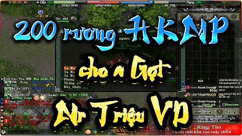 🌠Mở Rương | Mở 200 rương HKMP cho a Gọt mới kết nghĩa : Mr Triệu VĐ [ Jx Việt Nam ]