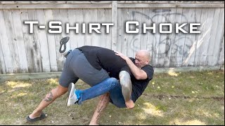 T-Shirt Choke - BJJ for Self Defense