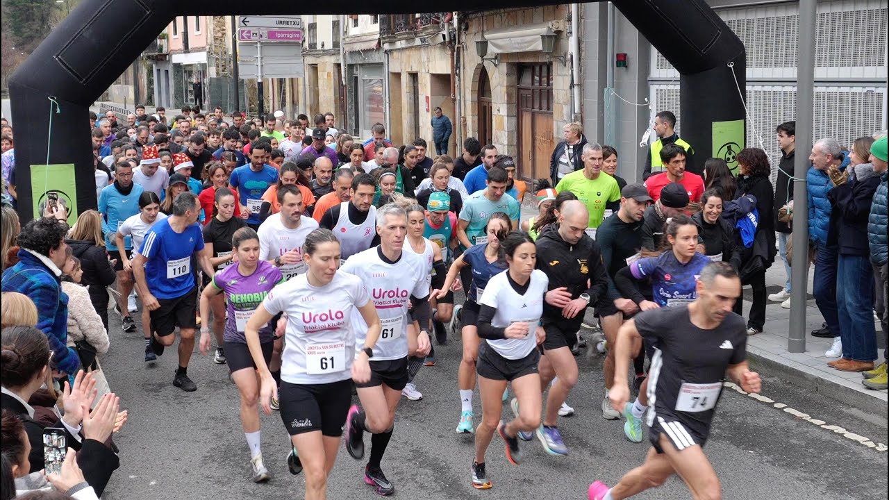 San Silbestre lasterketa Zumarragan eta Urretxun