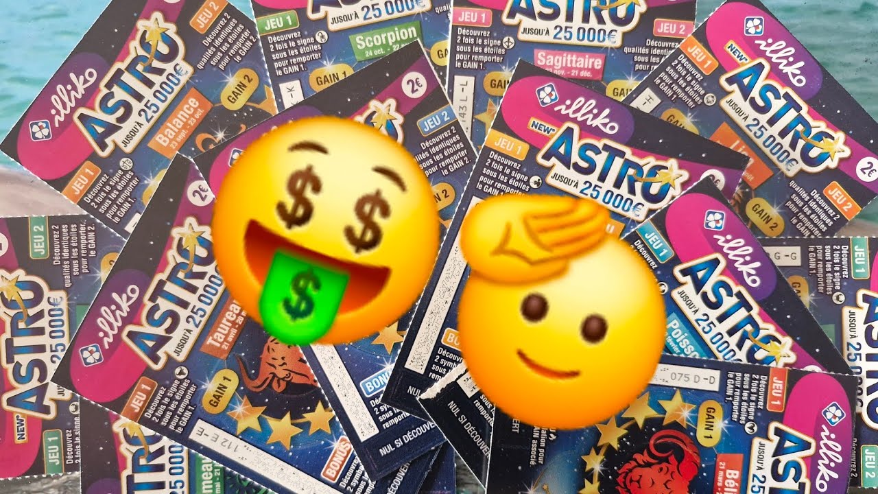 La ronde des astros 🤞#grattage #fdj #jeux 🤑🤗😉😁