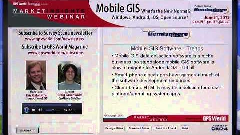 GIS Seluler, Bagian 3 dari 3