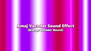 Amaj Vocoder Sound Effect