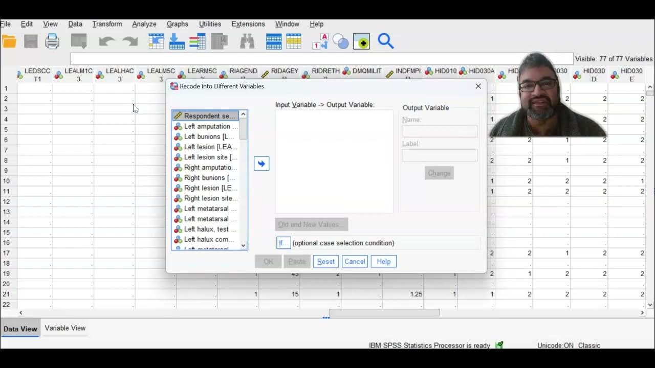 Recoding variables in spss youtube