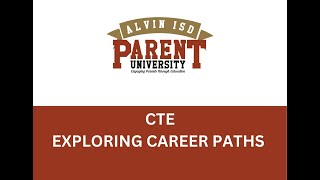 CTE   EXPLORING CAREER PATHS