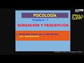 ✅ PRE SAN MARCOS 2019 I / PSICOLOGÍA SEMANA 7 / Sensación y percepción