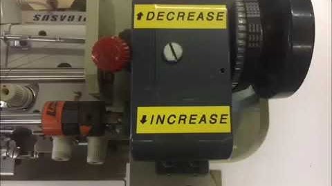 Pegasus 504 E256 with Top Metering Device for elastic