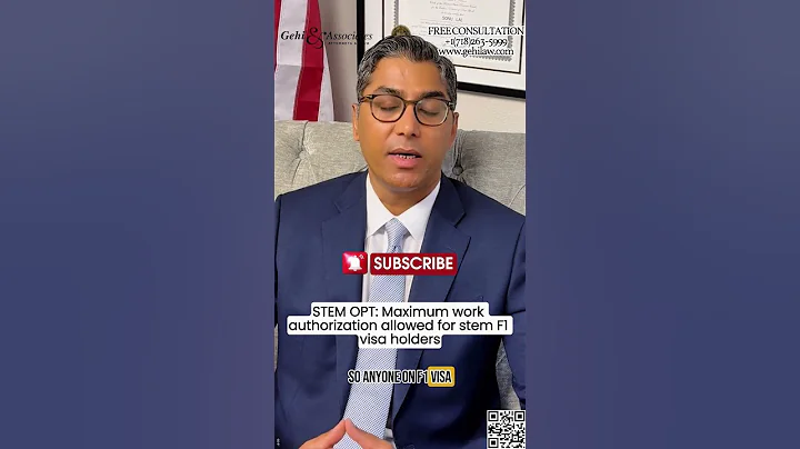 STEM OPT: Maximum Work Authorization Allowed For Stem F1 Visa Holders US Immigration Lawyer #STEMOPT