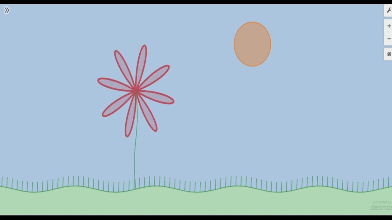 How to Make a Flower in Desmos (with Animations) YouTube