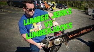 Lumber Jerks Meet Real Lumberjacks