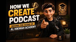 🎙️ How We Create Professional Podcasts at Alhikmah Academy | Behind The Scenes screenshot 1