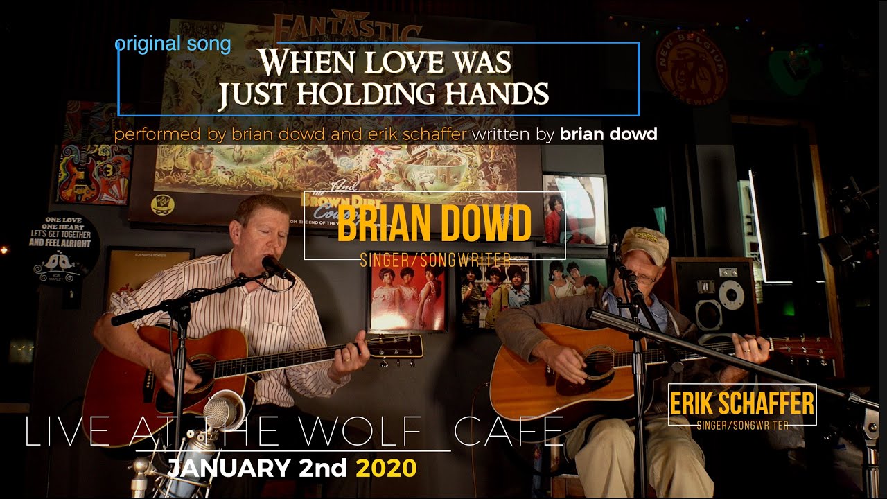 Brian Dowd and Erik Schaffer  Live at the Open Mic at The Wolf Café Filmed in 4K w the new Sony FX9