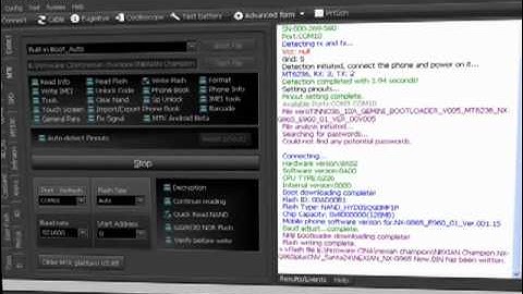 scan writeflash format MTK6236 Volcano