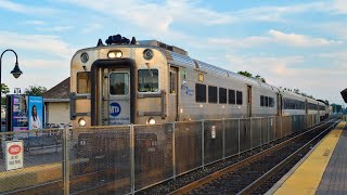 Full HD 60FPS: Trains 7362 and 4764 in Belmar with a Metro North Cab Car 7/2/17