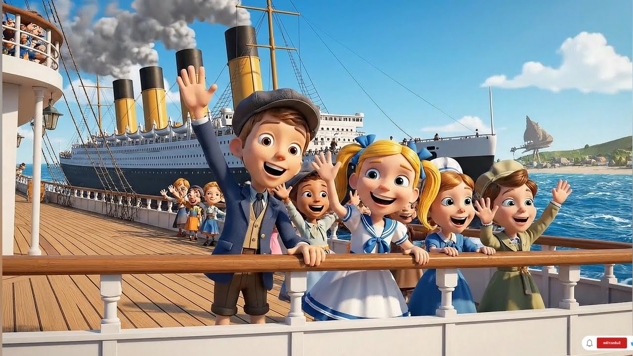 🛳⛴️Kids Titanic Ship Adventure | Fun Ocean Journey Cartoon for Children