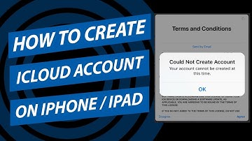 How to create new apple id, iCloud Account on old iPhone, iPad | Could not create account on iOS 10
