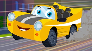 Ralph And Rocky | Race Car Song | Car Rhymes For Children