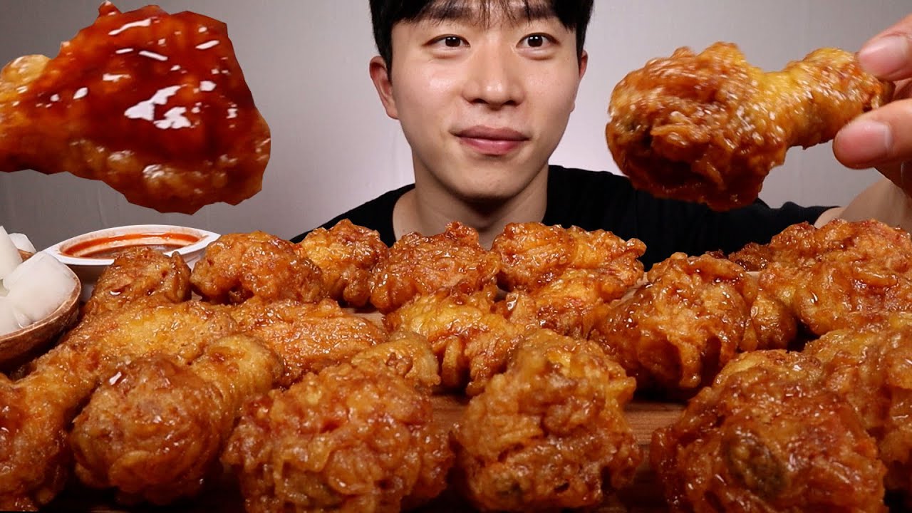 교촌이 맛있긴 맛있다... 교촌허니콤보 실컷 먹어보겠습니다~~! 먹방 ASMR MUKBANG kyochon SWEET HONEY CHICKEN EATING SHOW