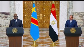 CONFÉRENCE DE PRESSE HISTORIQUE : FÉLIX TSHISEKEDI RENCONTRE AL SISSI ET SIGNE DES ACCORD CLÉS 