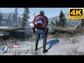 Mcu captain america the first avenger game combats gameplay 4k  marvels avengers
