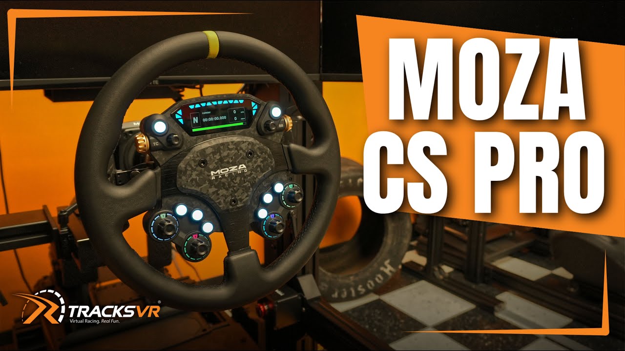 Round Wheels Are Underrated – MOZA CS Pro First Impressions – TracksVR