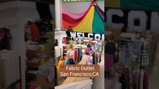 Fabric Outlet in San Francisco! Great Selection, nice staff!
