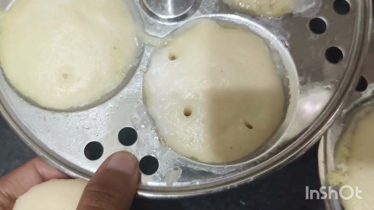 Idli with kara chutney recipe 