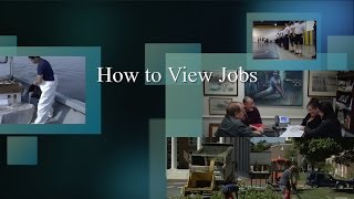 How to View Jobs