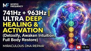 528Hz DNA Repair Healing Frequency | Miracle Meditation Music for Stress Relief, Balance & Sleep