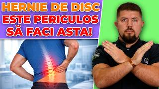 NU FACEȚI ASTA dacă aveți HERNIE DE DISC! Aceste recomandări vă vor SALVA spatele!