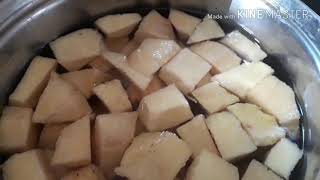 YAM FRY RECEPIE IN AMMU'S KITCHEN ARUSUVAI SAMYAL YAM FRY FOR SAMBAR RICE IN TAMIL screenshot 5