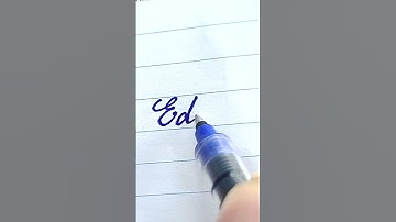 Ednit - Beautiful name in Cursive writing | Cursive writing for beginners | #shorts
