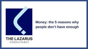 Money: the 5 reasons why people don