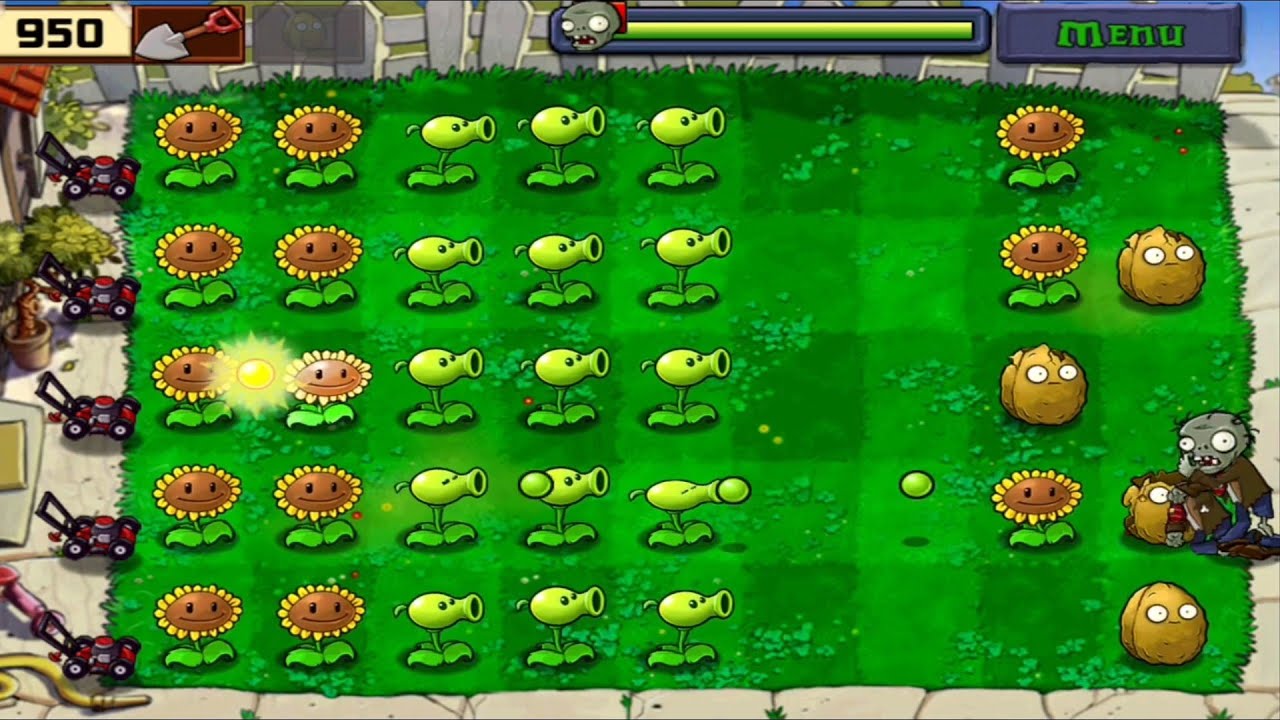 Plants vs Zombies Day Level 4 to 6 #gameplay - YouTube