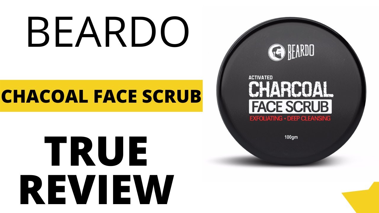 best face scrub for indian men | BEARDO activated charcoal face scrub