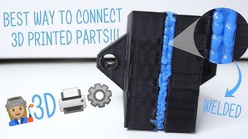 Best way to connect 3D printed parts - welding with 3D pen!