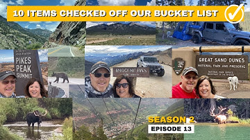 10 ITEMS CHECKED OFF OUR BUCKET LIST!