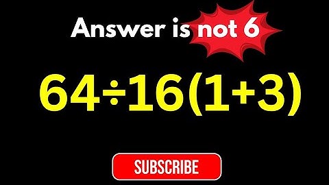 “Misschien lost slechts 1 op de 10 mensen dit simpele PEMDAS-probleem op!”