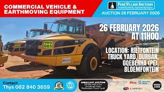 Trucks Trailers And Earthmoving Equipment Auction