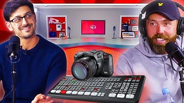 Building The ULTIMATE Blackmagic 4K Podcast Setup for Rick Shiels Golf