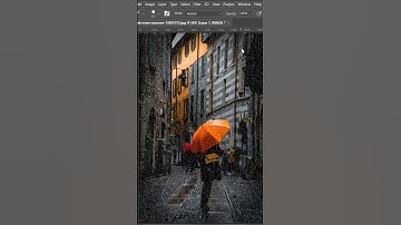 Photoshop Tutorial- Add Rain Effect #photoshop #shorts