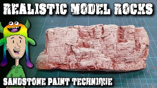 Modelling Realistic Rocks  Sandstone Paint Technique