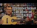 Diferentes formas de afinar un GUITALELE